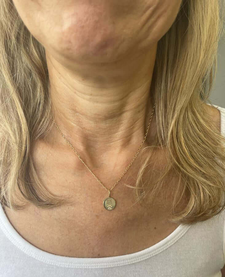 Dog Mom Diamond Necklace - Pet Mom Jewelry
