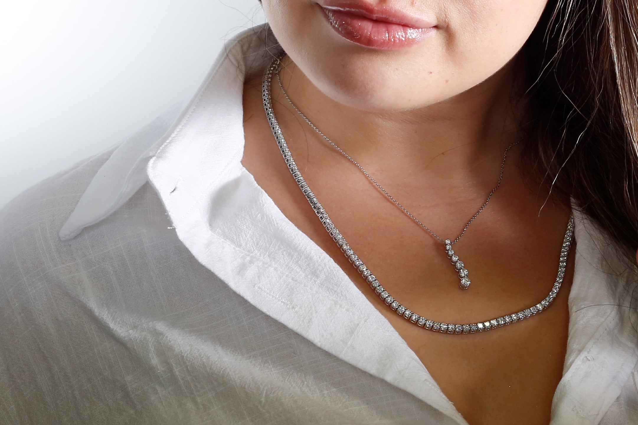 Journey Diamond Necklace