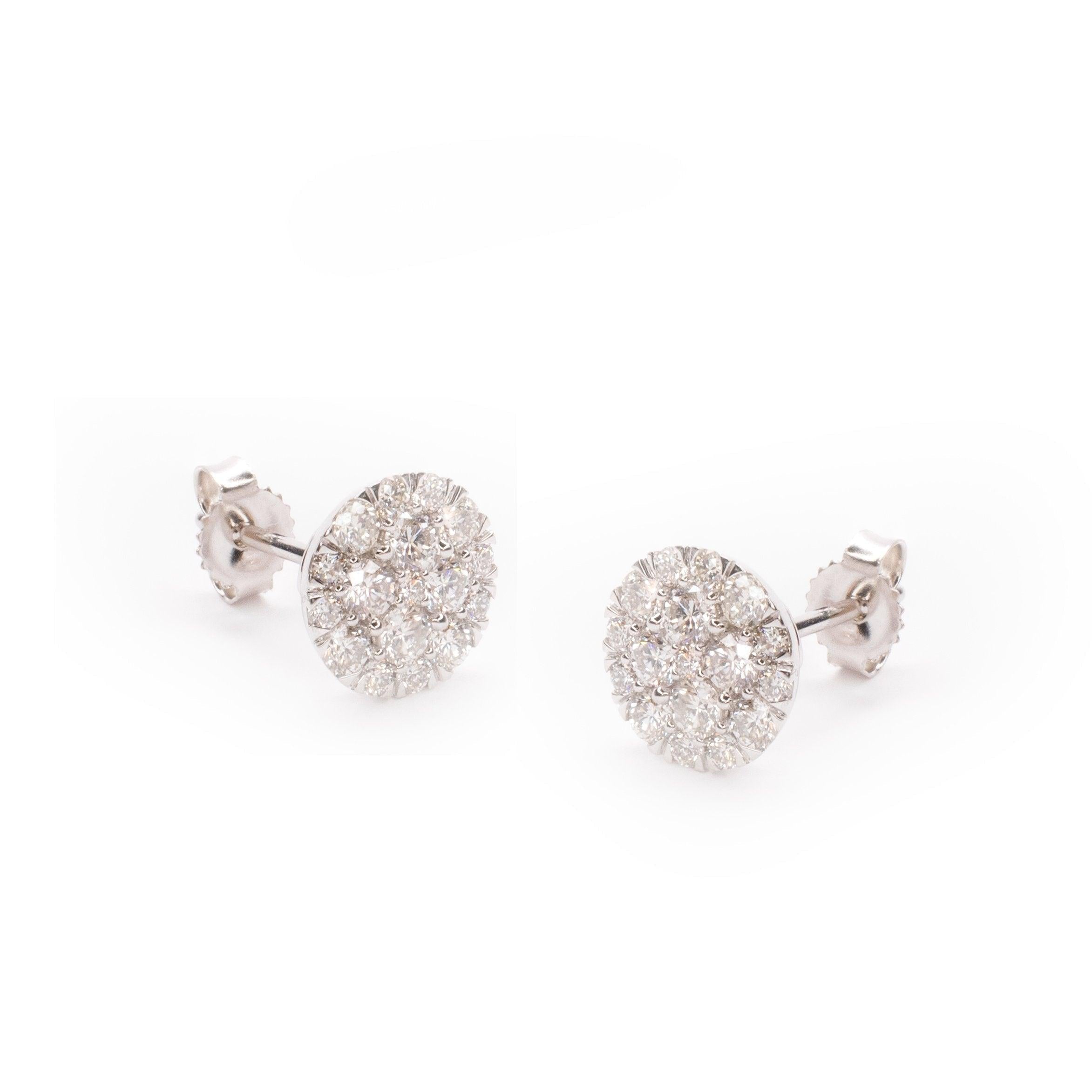 Multi-Stone (Roundish) Diamond Studs - Lumije New York