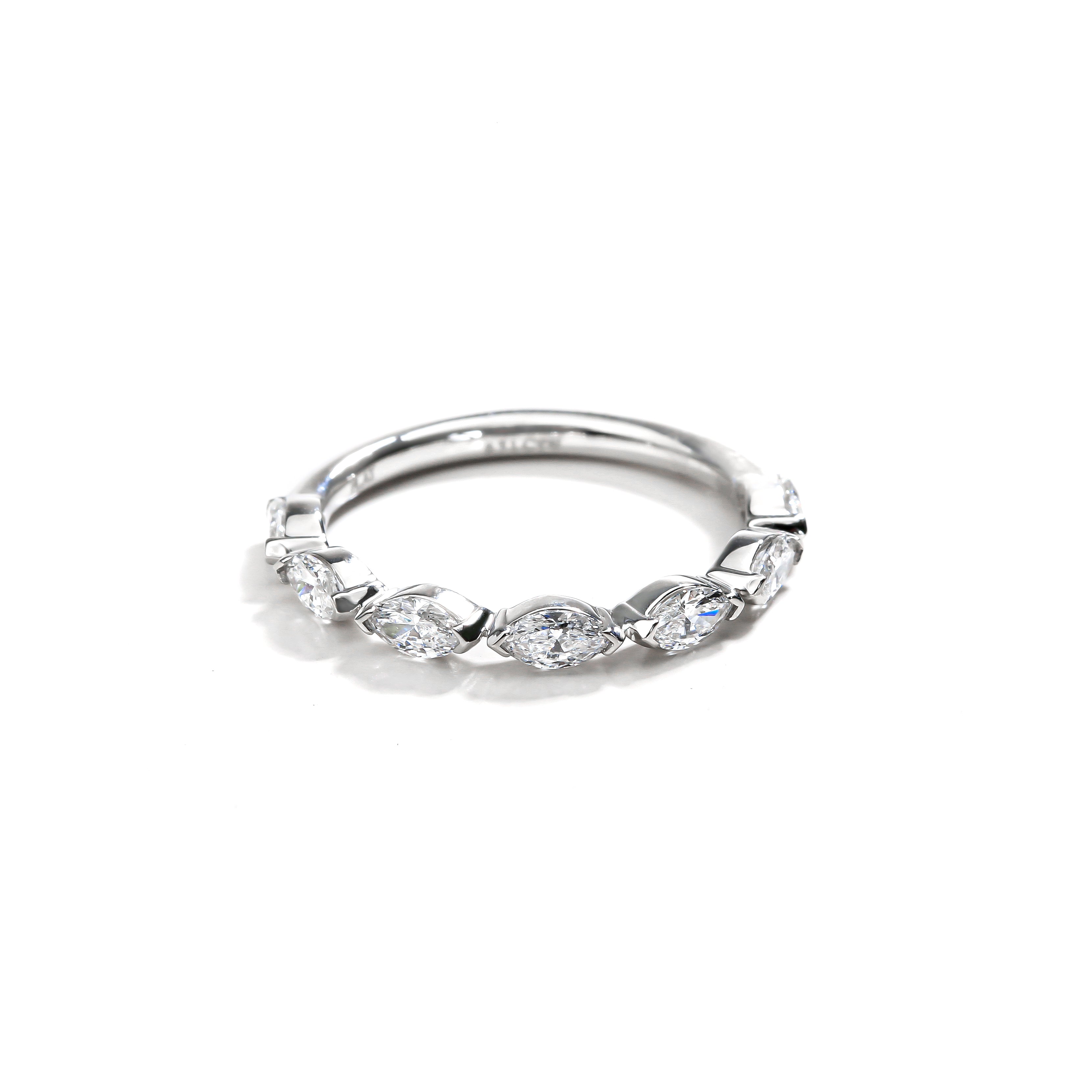 Marquise-Cut Diamond Band